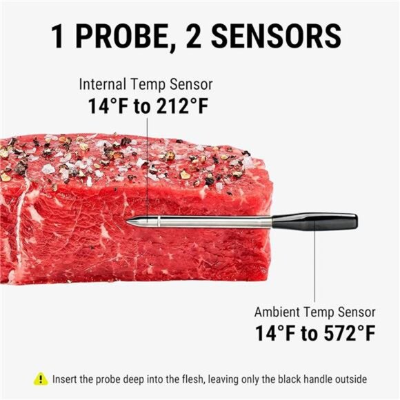 Plus 600FT Wireless Meat Thermometer with Upgraded - Picture 5 of 14
